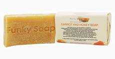 Funky Soap Carotte & Miel Savon 100% Naturel Fait Main,