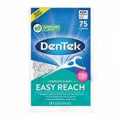 DenTek Complete Clean Easy Reach Floss Picks, 75 Count