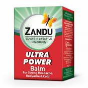 Emami Limited. Zandu ULTRA POWER BALM AYURVEDIC 8 ML